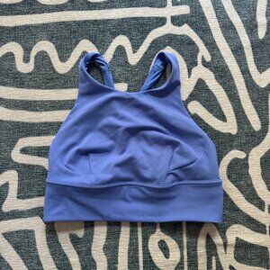 Lululemon Longline Sports Bra Blue Size 8